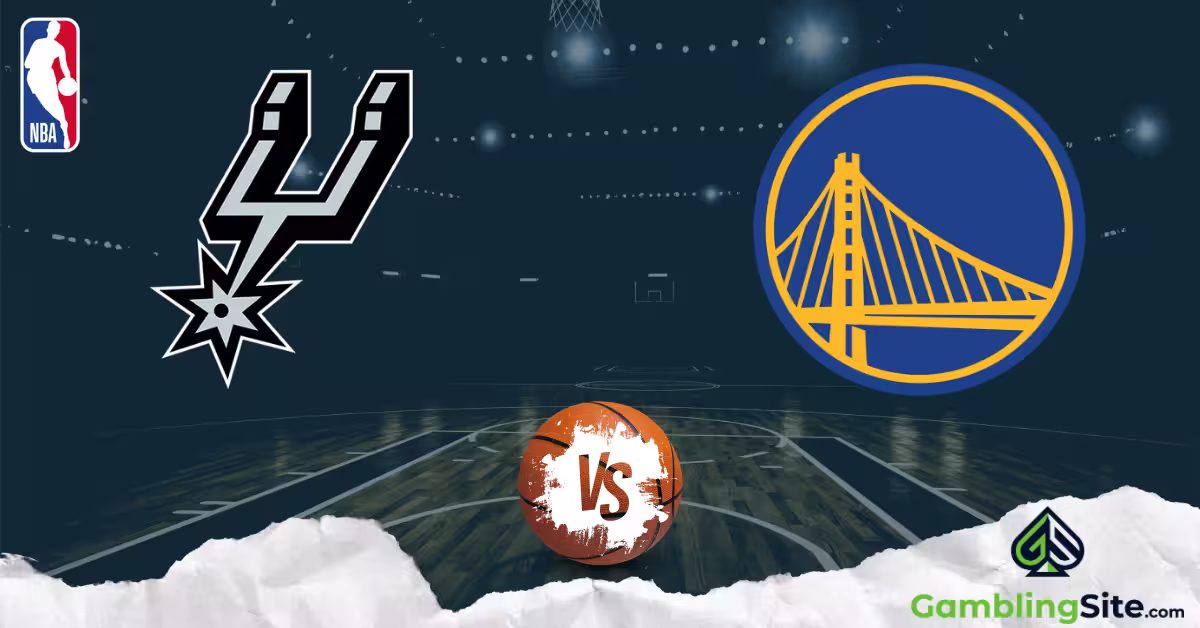 San Antonio Spurs vs. Golden State Warriors - NBA Logo