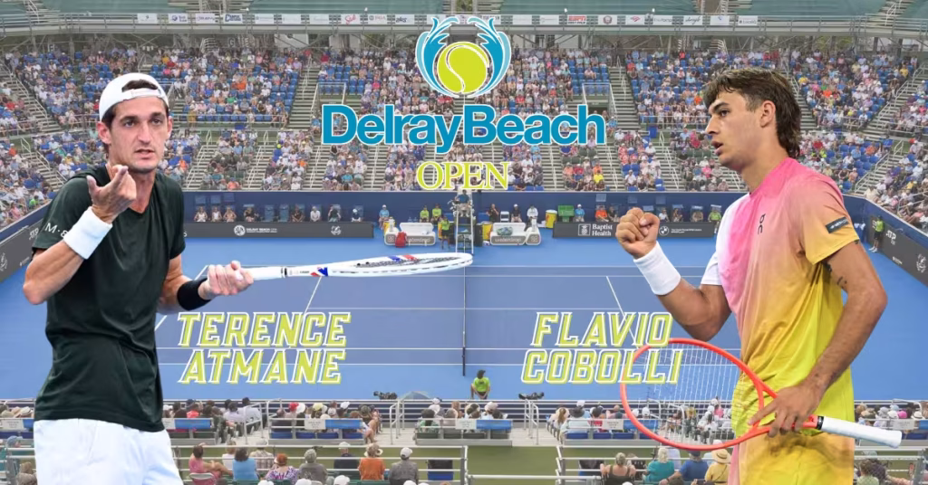 Terence Atmane vs. Flavio Cobolli - Delray Beach Open Logo