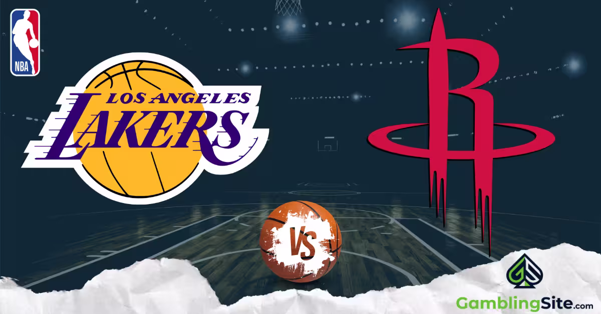 Los Angeles Lakers vs. Houston Rockets - NBA Logo