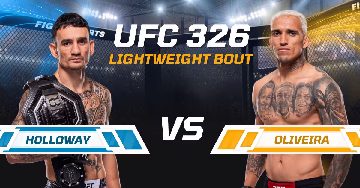 Max Holloway vs. Charles Oliveira 2 - UFC 326