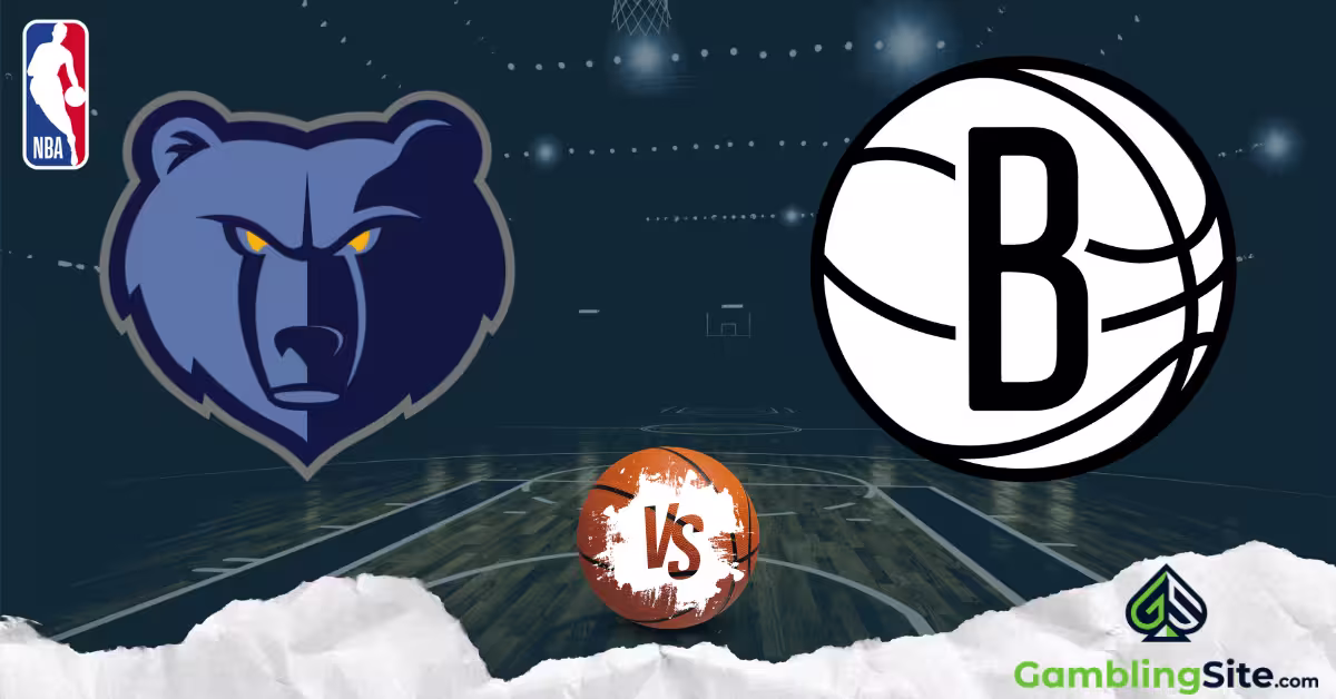 Memphis Grizzlies vs. Brooklyn Nets - NBA Logo