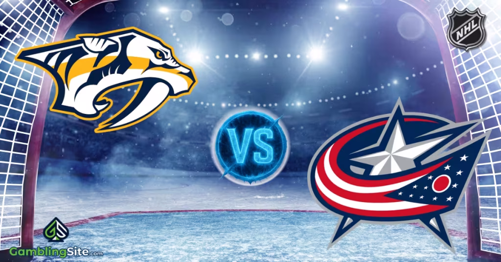 Nashville Predators vs. Columbus Blue Jackets - NHL Logo