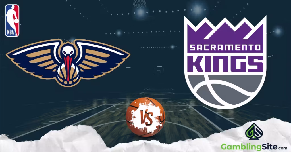 New Orleans Pelicans vs. Sacramento Kings - NBA Logo