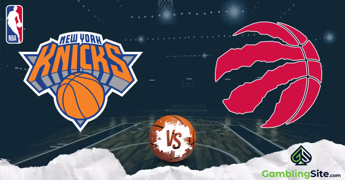 New York Knicks vs. Toronto Raptors - NBA Logo