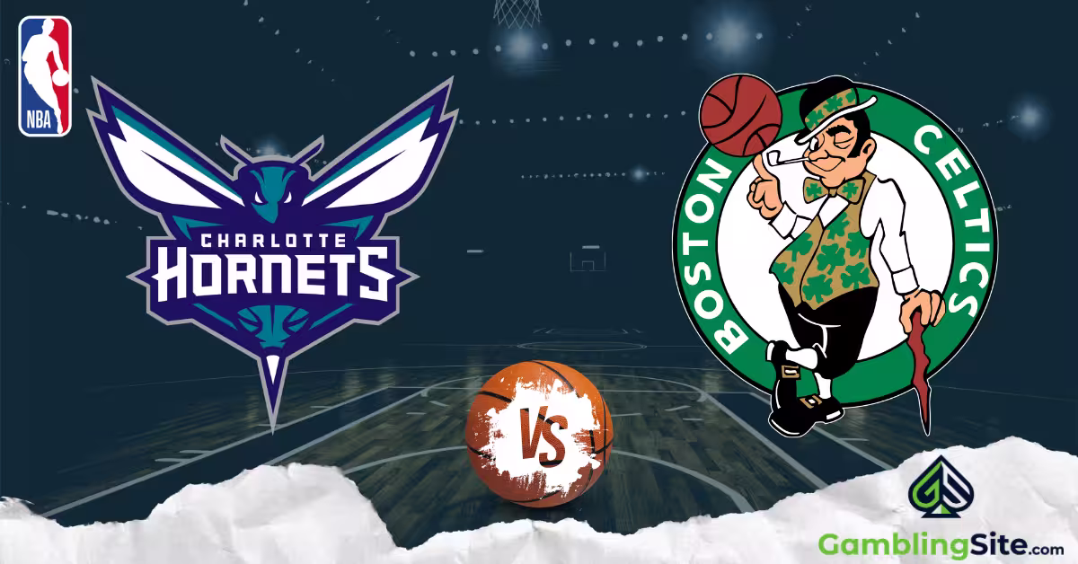Charlotte Hornets vs. Boston Celtics - NBA Logo