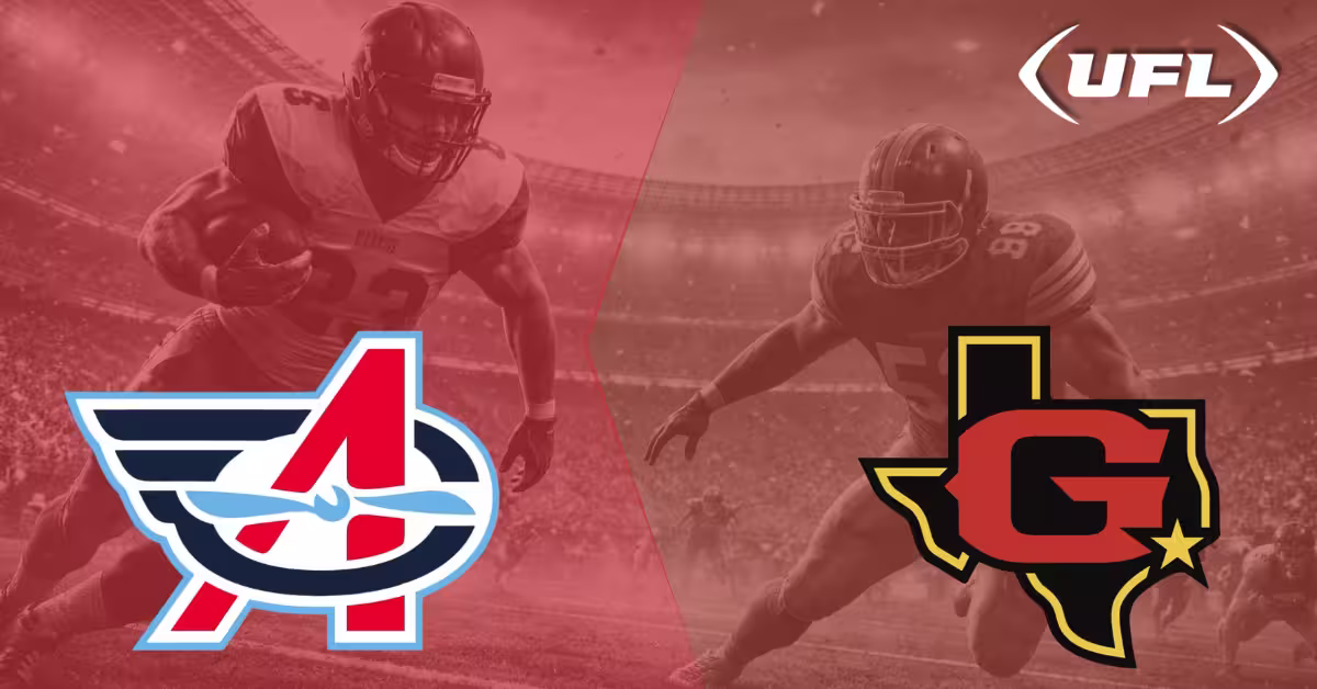 Columbus Aviators vs. Houston Gamblers - UFL Logo