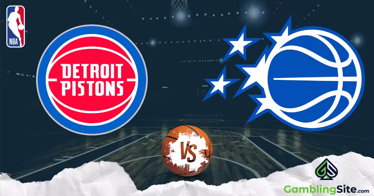 Detroit Pistons vs. Orlando Magic - NBA Logo