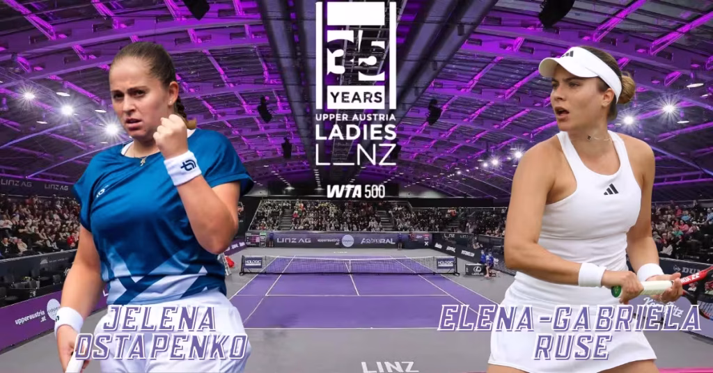 Jelena Ostapenko vs. Elena-Gabriela Ruse - 2026 Linz Open Logo