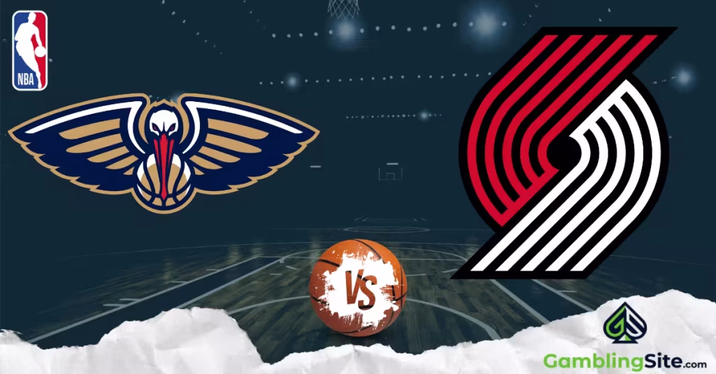 New Orleans Pelicans vs. Portland Trail Blazers - NBA Logo