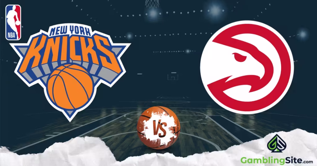 New York Knicks vs. Atlanta Hawks - NBA Logo