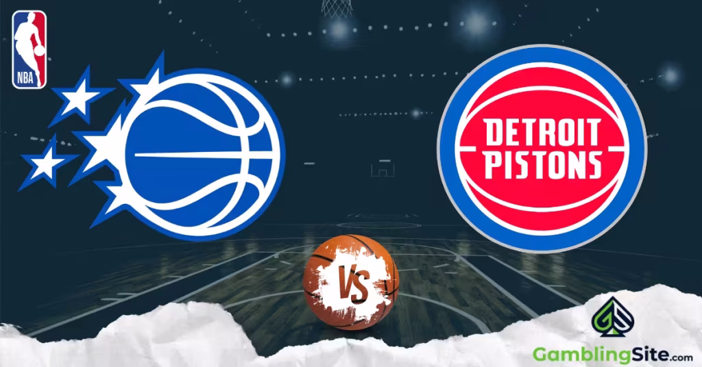 Orlando Magic vs. Detroit Pistons - NBA Logo