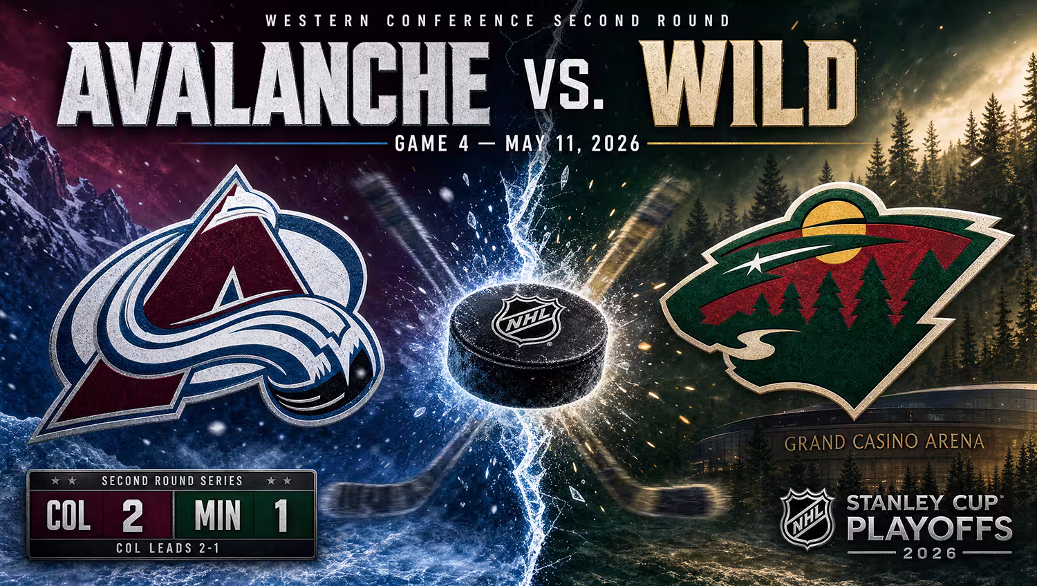 Avalanche vs. Wild Game 4 Prediction