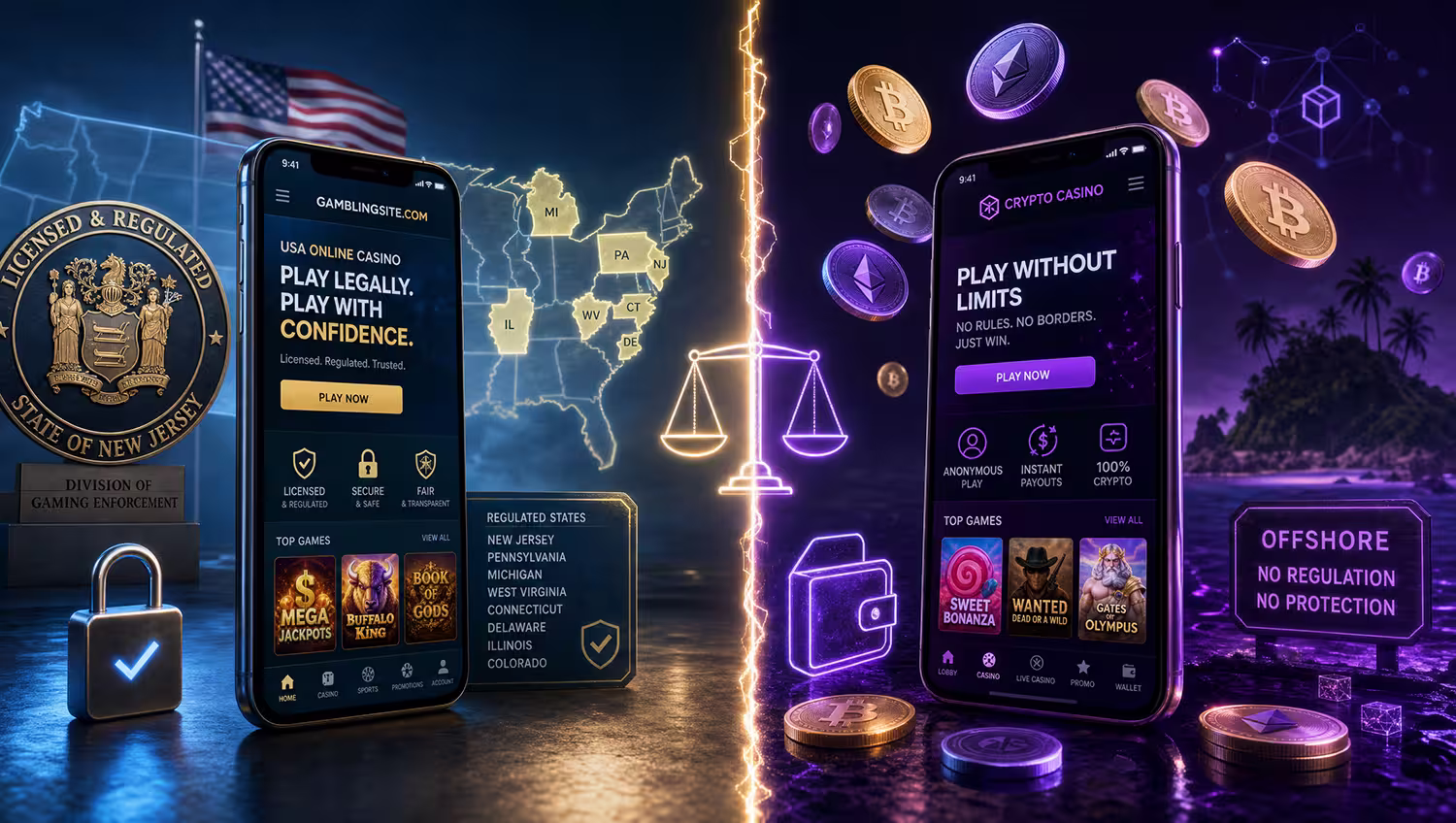 Blockchain Casinos vs. Regulated Online Casinos