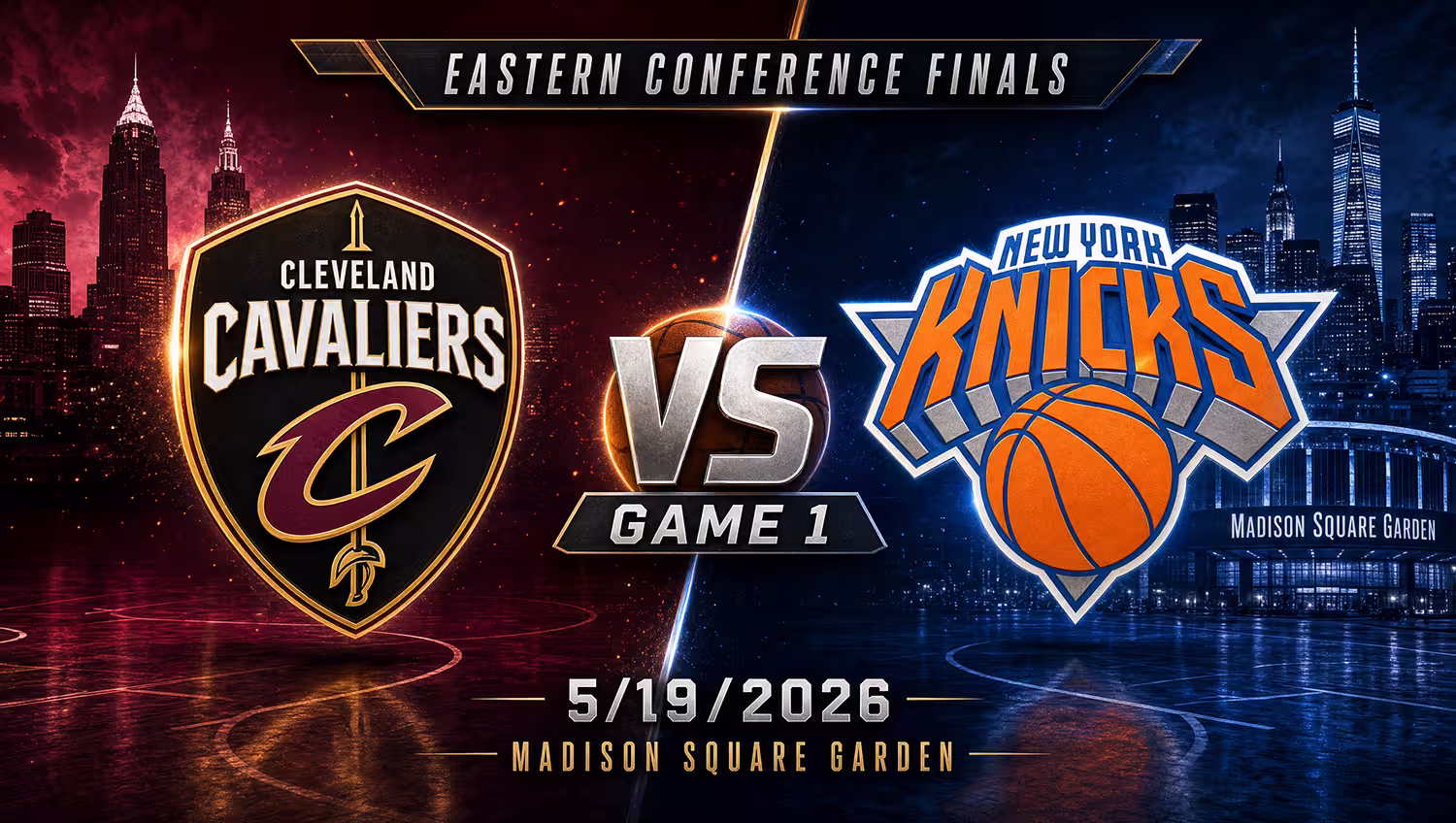 Cavaliers vs. Knicks Game 1 Prediction 5/19/26