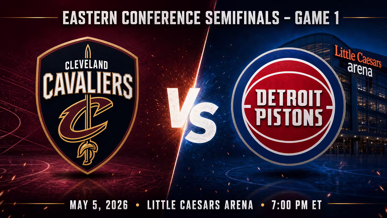 Cavaliers vs Pistons Game 1 Prediction