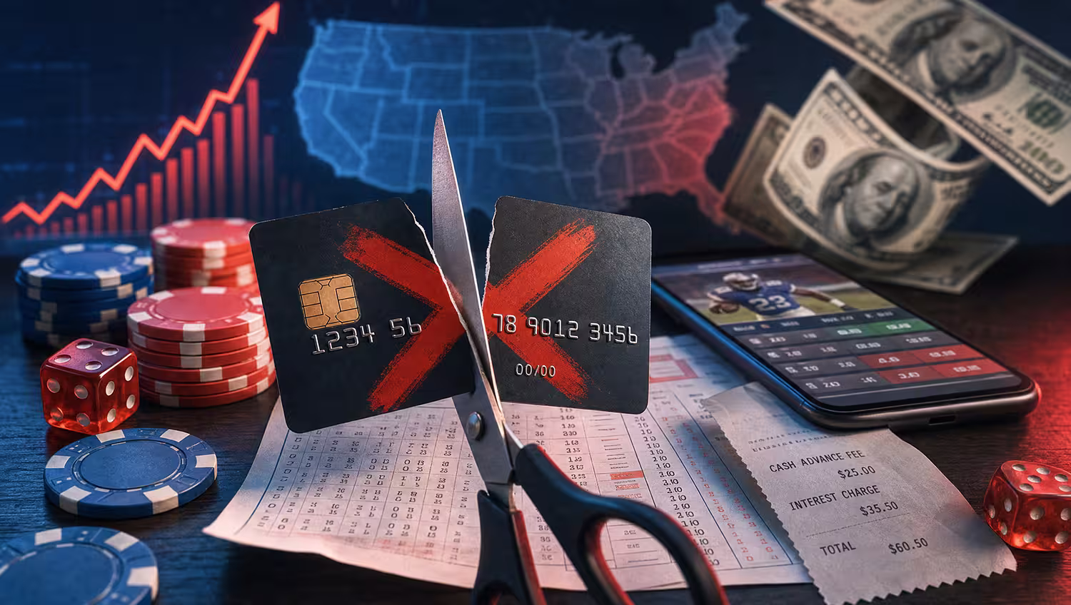 Credit Cards Banned for Gambling Deposits by States