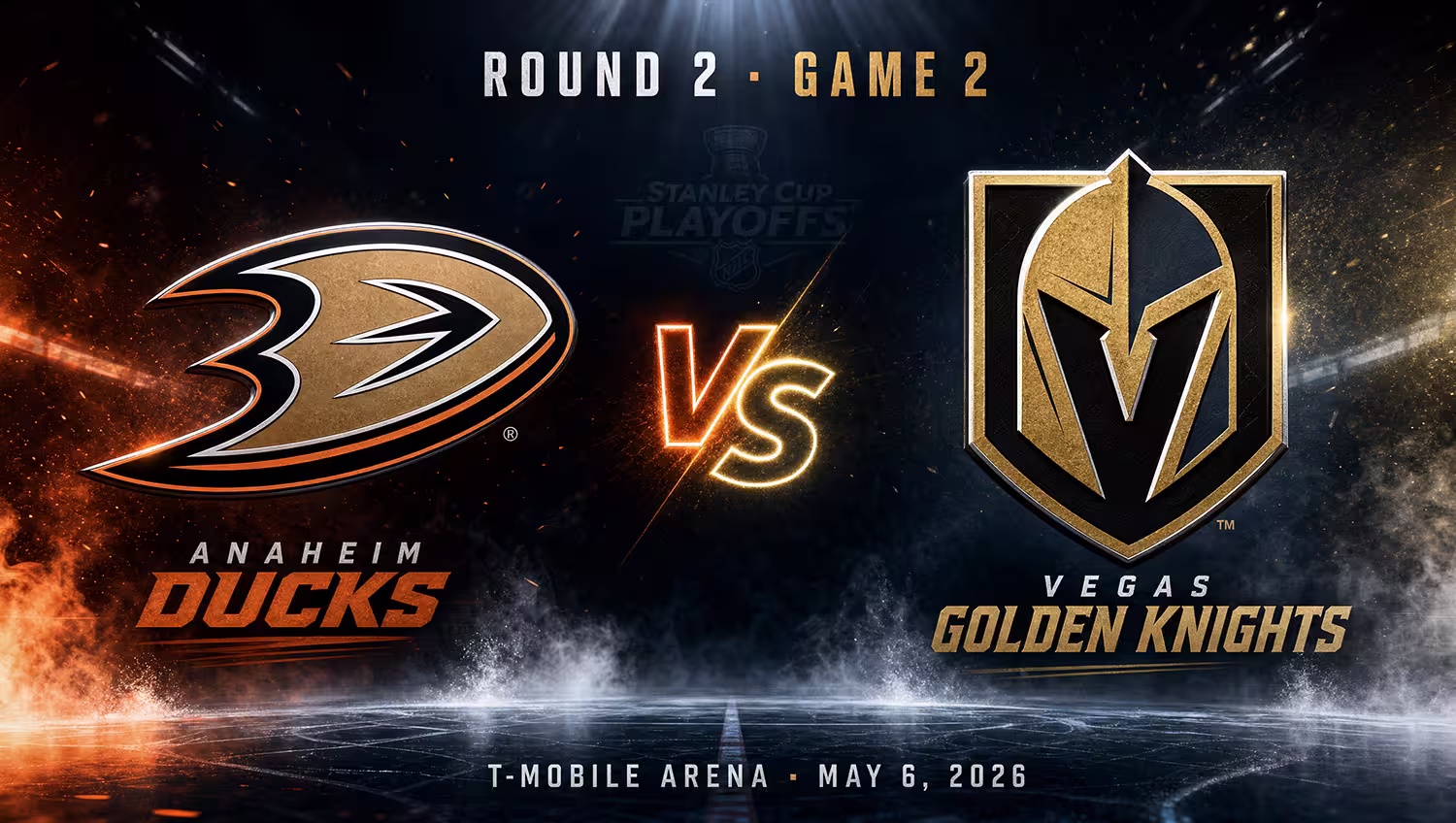 Ducks vs Golden Knights Game 2 Prediction