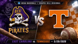 East Carolina vs. Tennessee NCAA Baseball