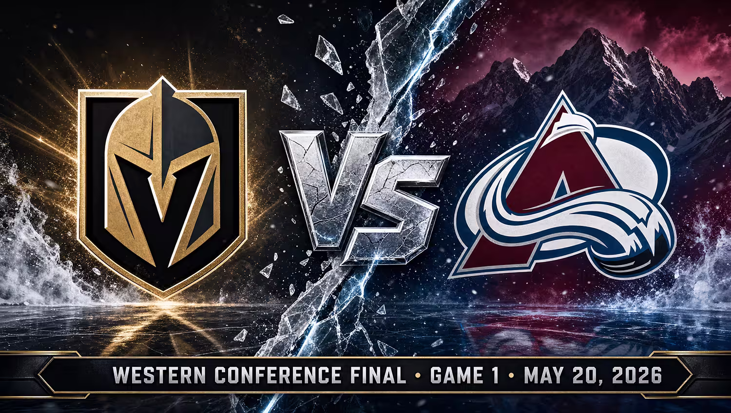 Golden Knights vs. Avalanche Game 1 Prediction