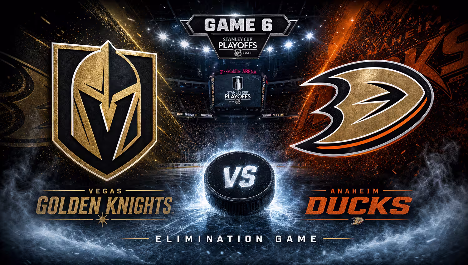 Golden Knights vs. Ducks Game 6 Prediction
