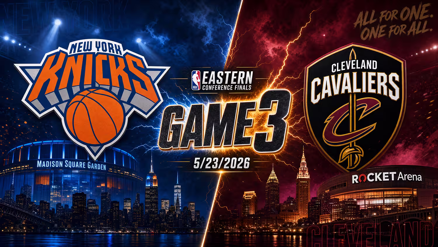 Knicks vs. Cavaliere Game 3 Prediction 5/23/26