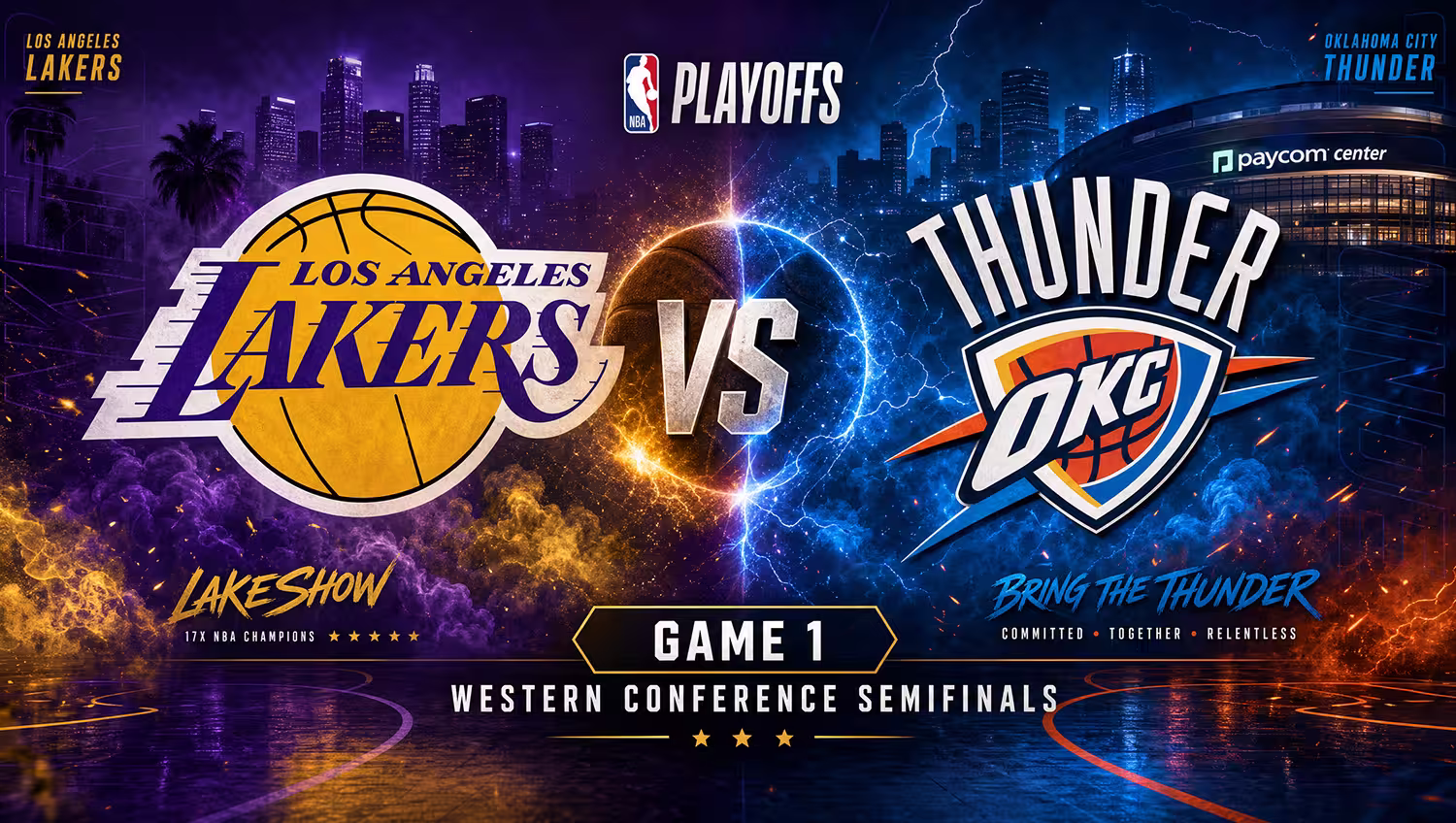 Lakers vs. Thunder Game 1 Prediction
