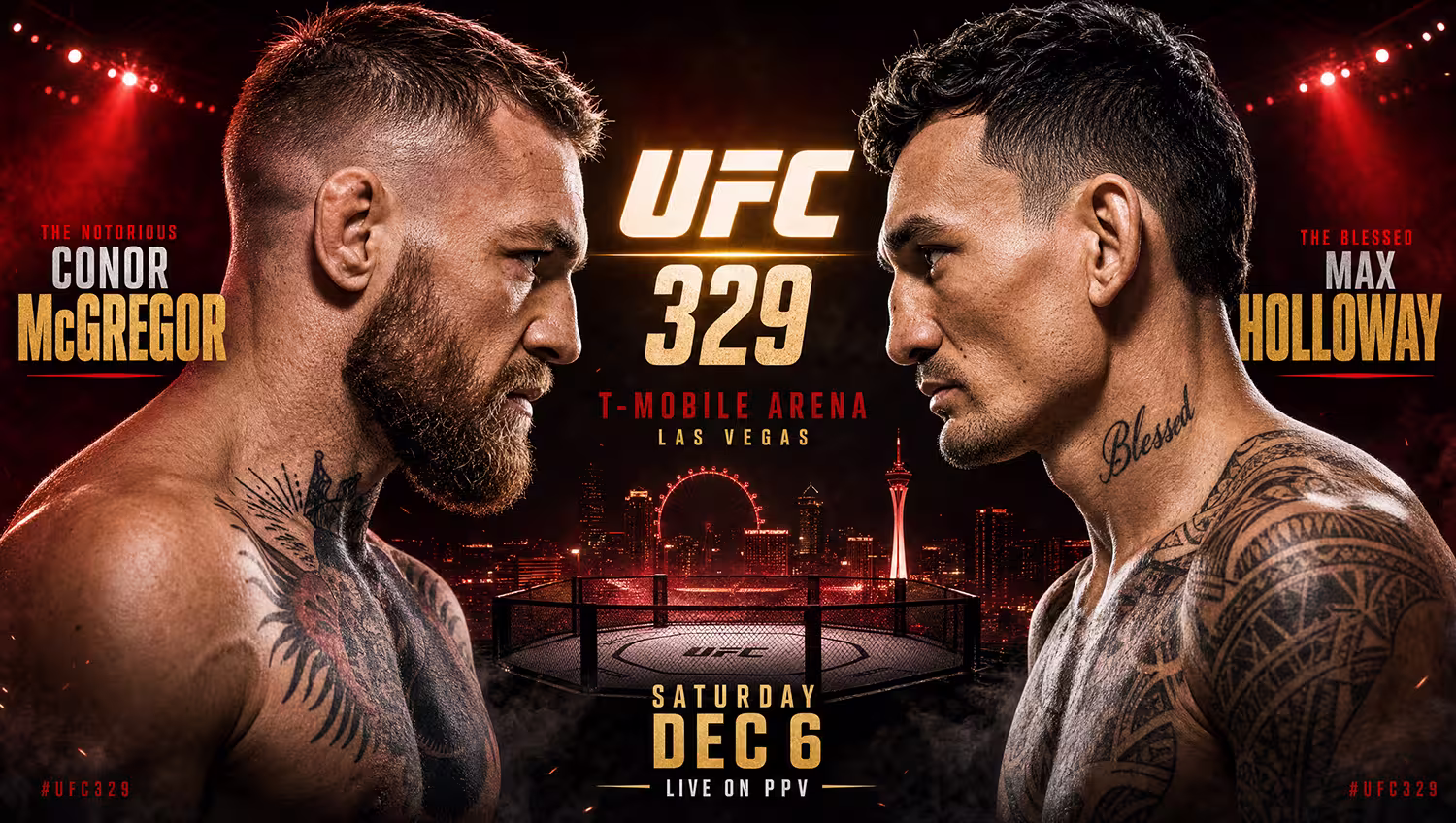 Conor McGregor vs. Max Holloway - UFC 329