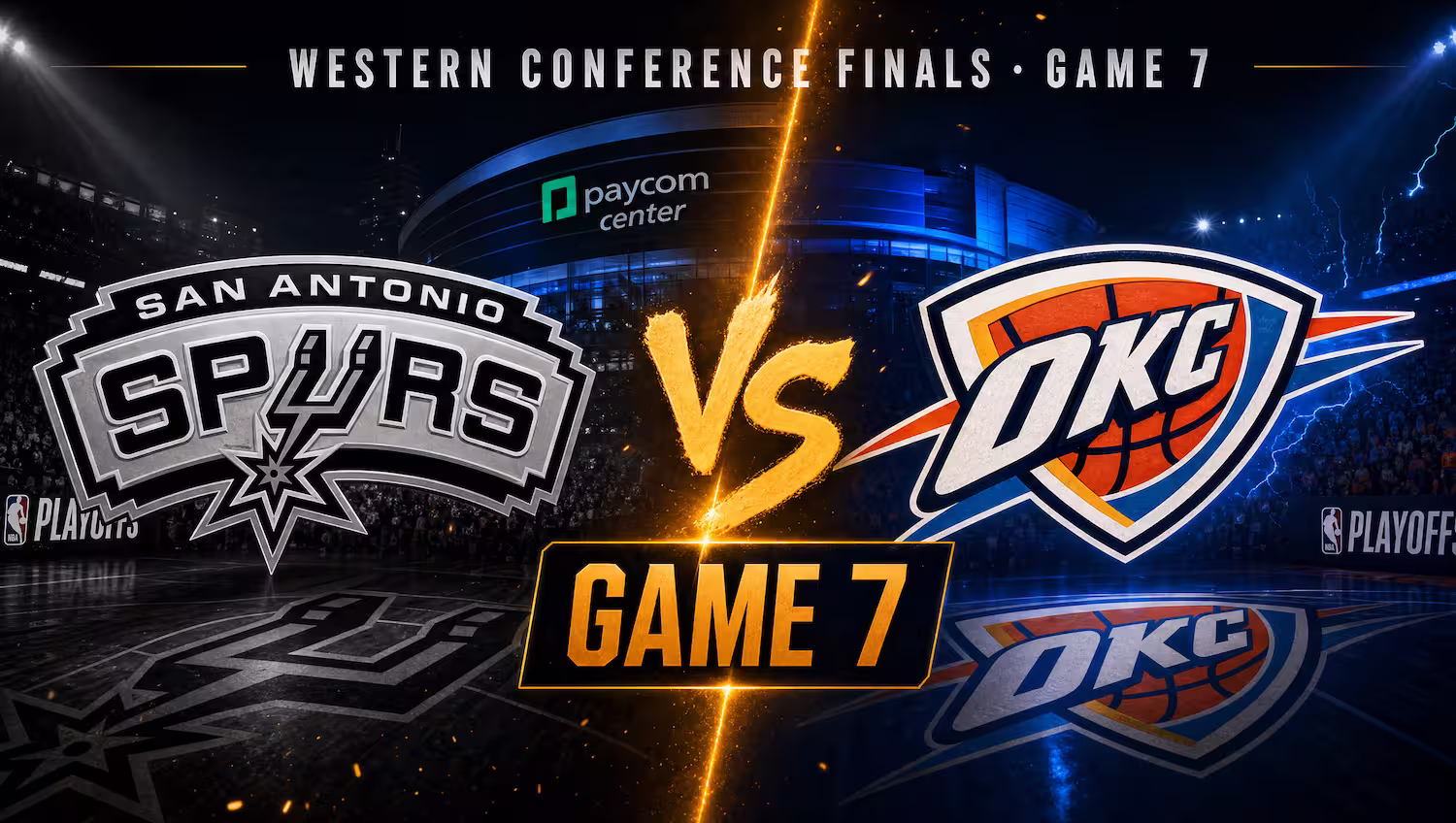 Spurs vs. Thunder Game 7 Western Conference Finals
