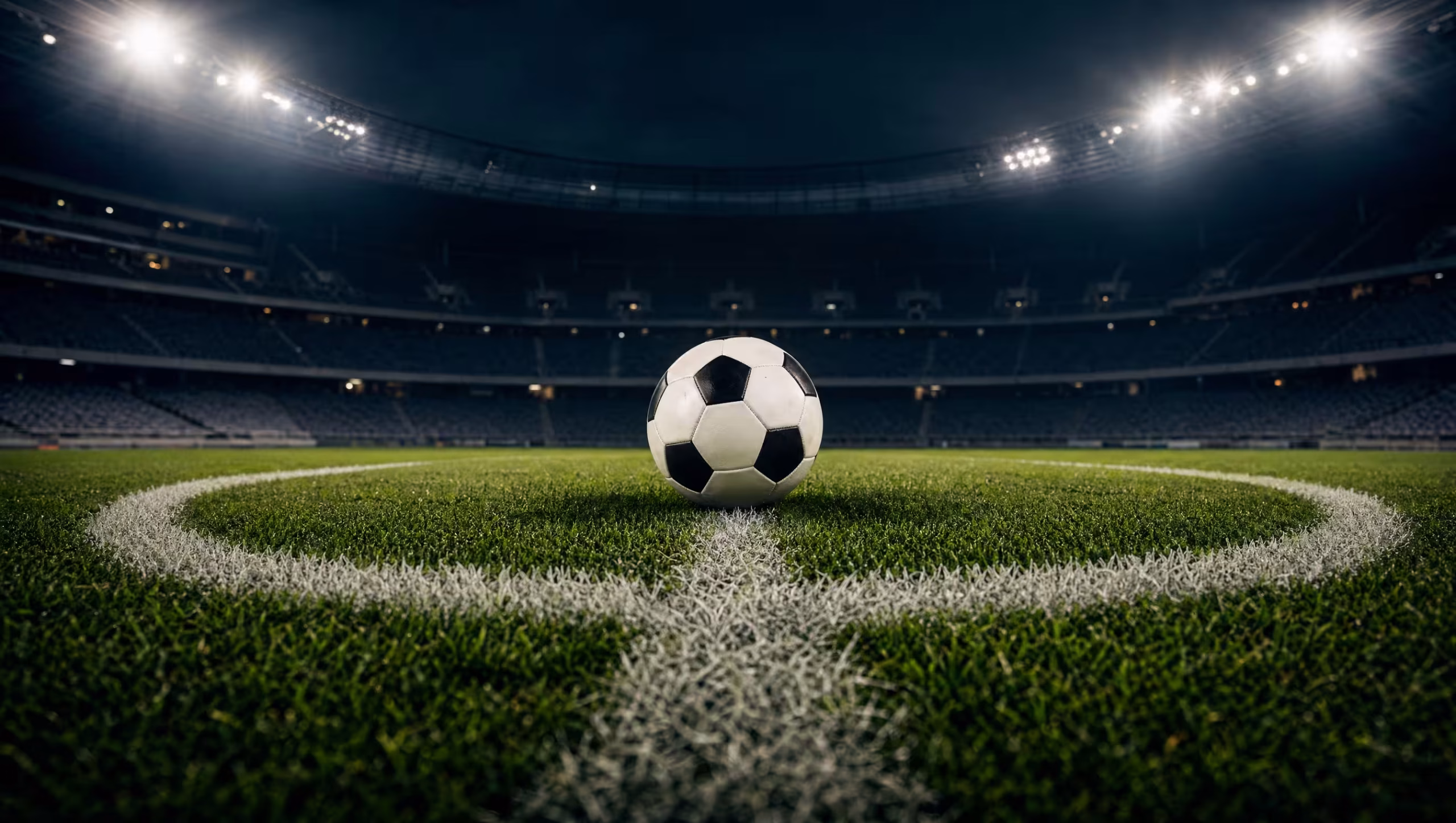 World Cup Longshots with Soccer Ball on Field