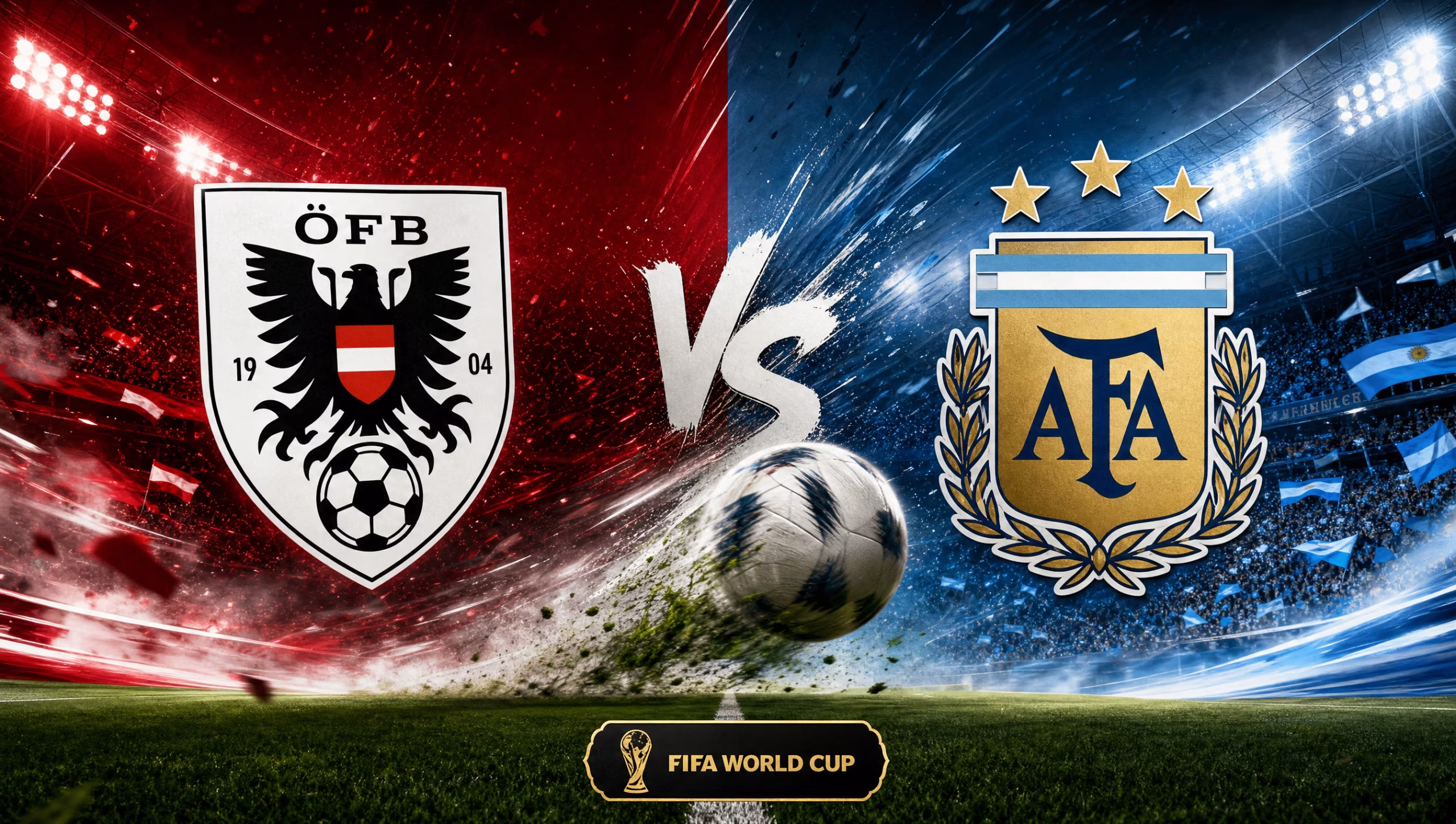 Austria vs Argentina 2026 FIFA World Cup Group J Matchup