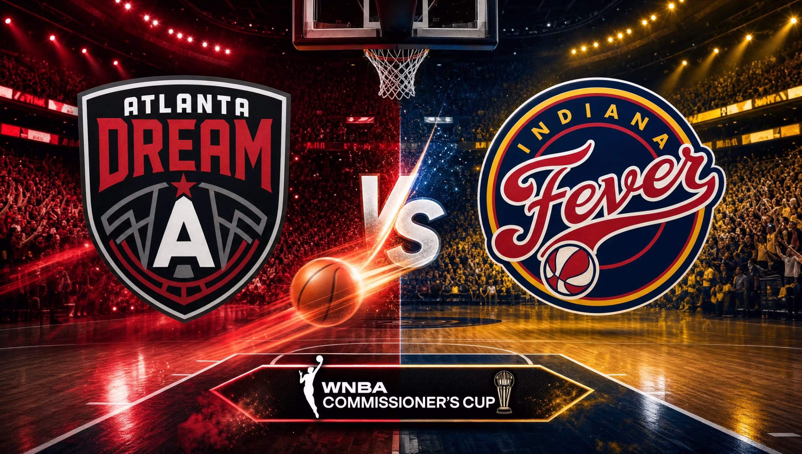Atlanta Dream vs Indiana Fever WNBA Commissioner's Cup