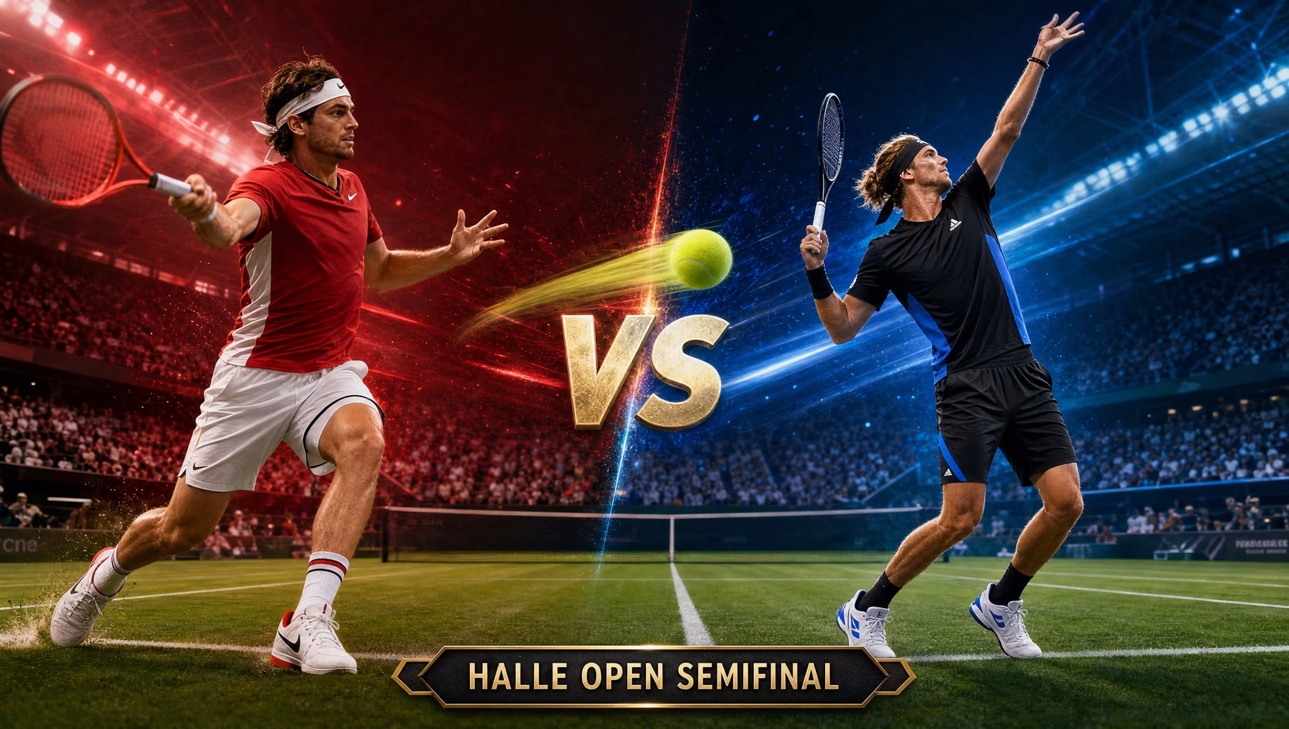 Taylor Fritz vs Alexander Zverev Halle Open Semifinal