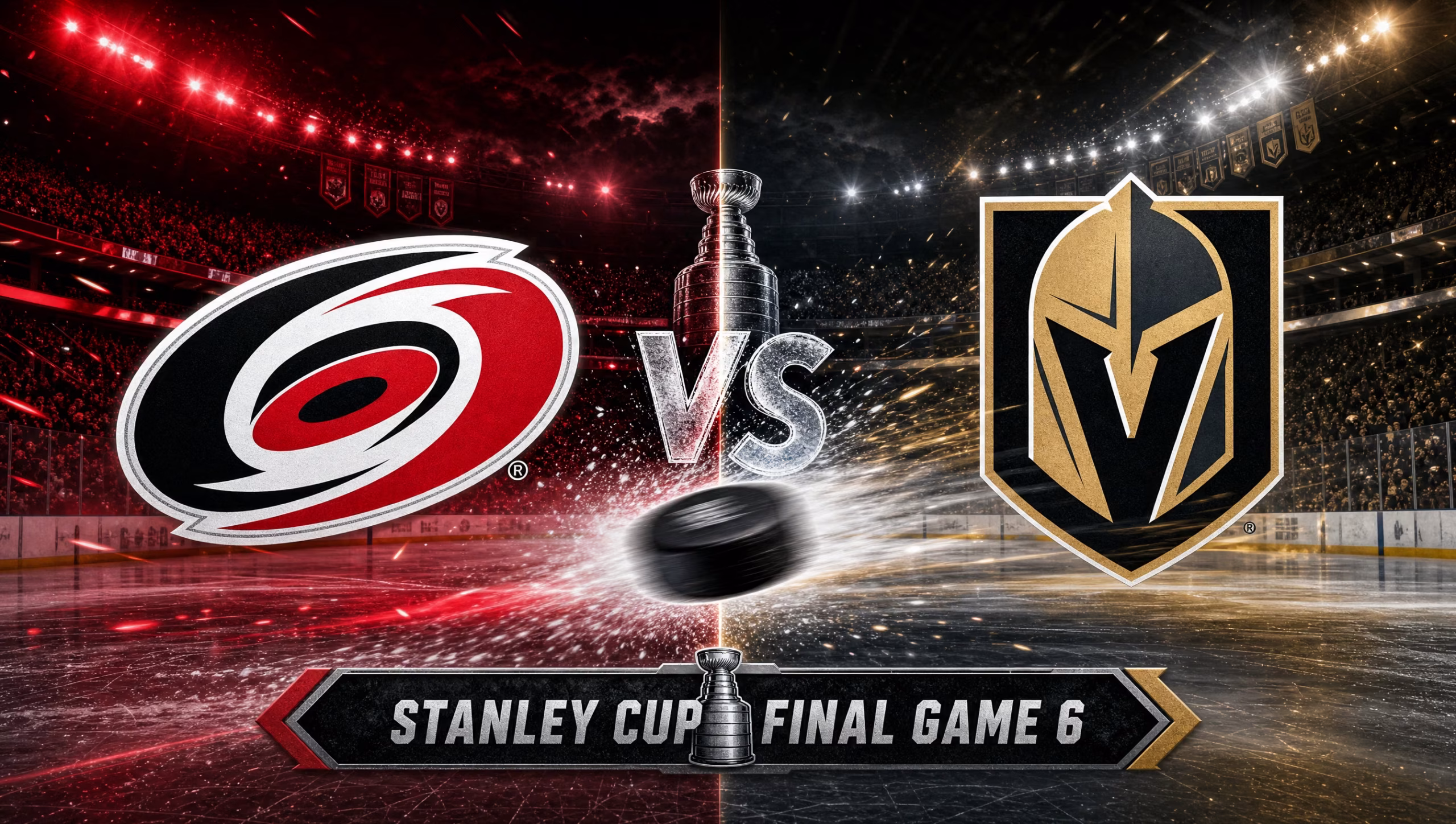 Carolina Hurricanes vs Vegas Golden Knights Stanley Cup Final Game 6