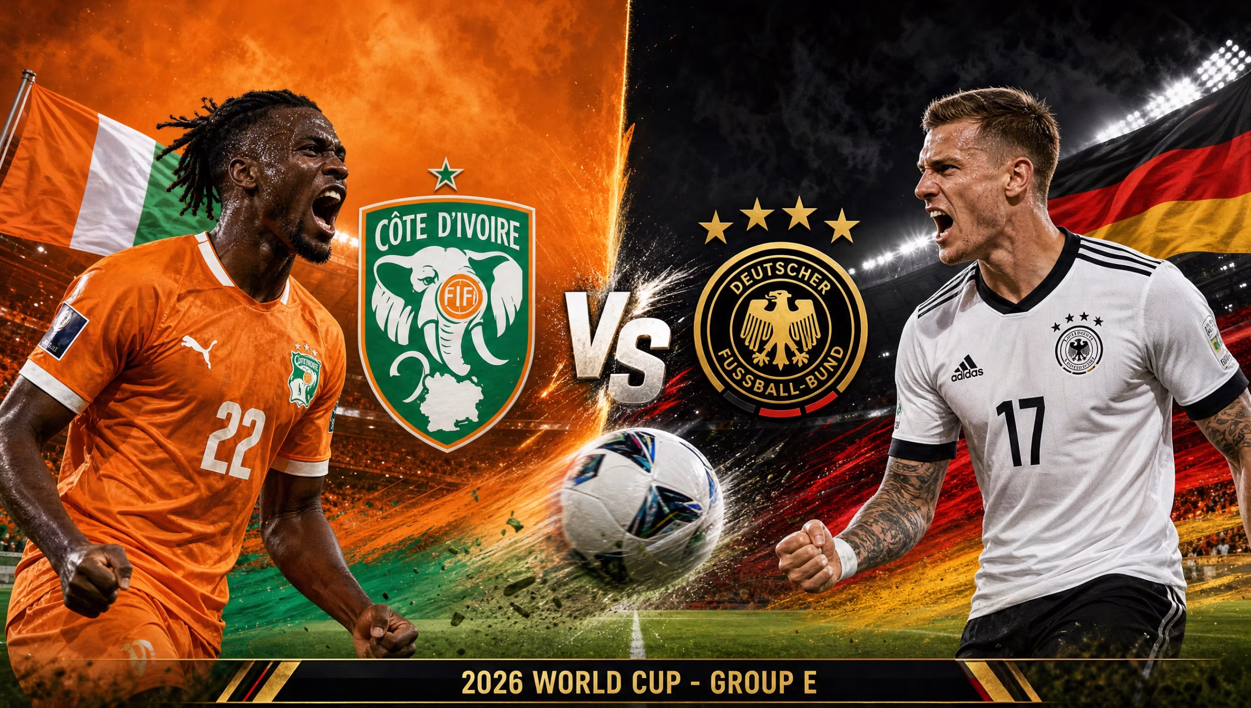 Ivory Coast vs Germany 2026 World Cup Group E
