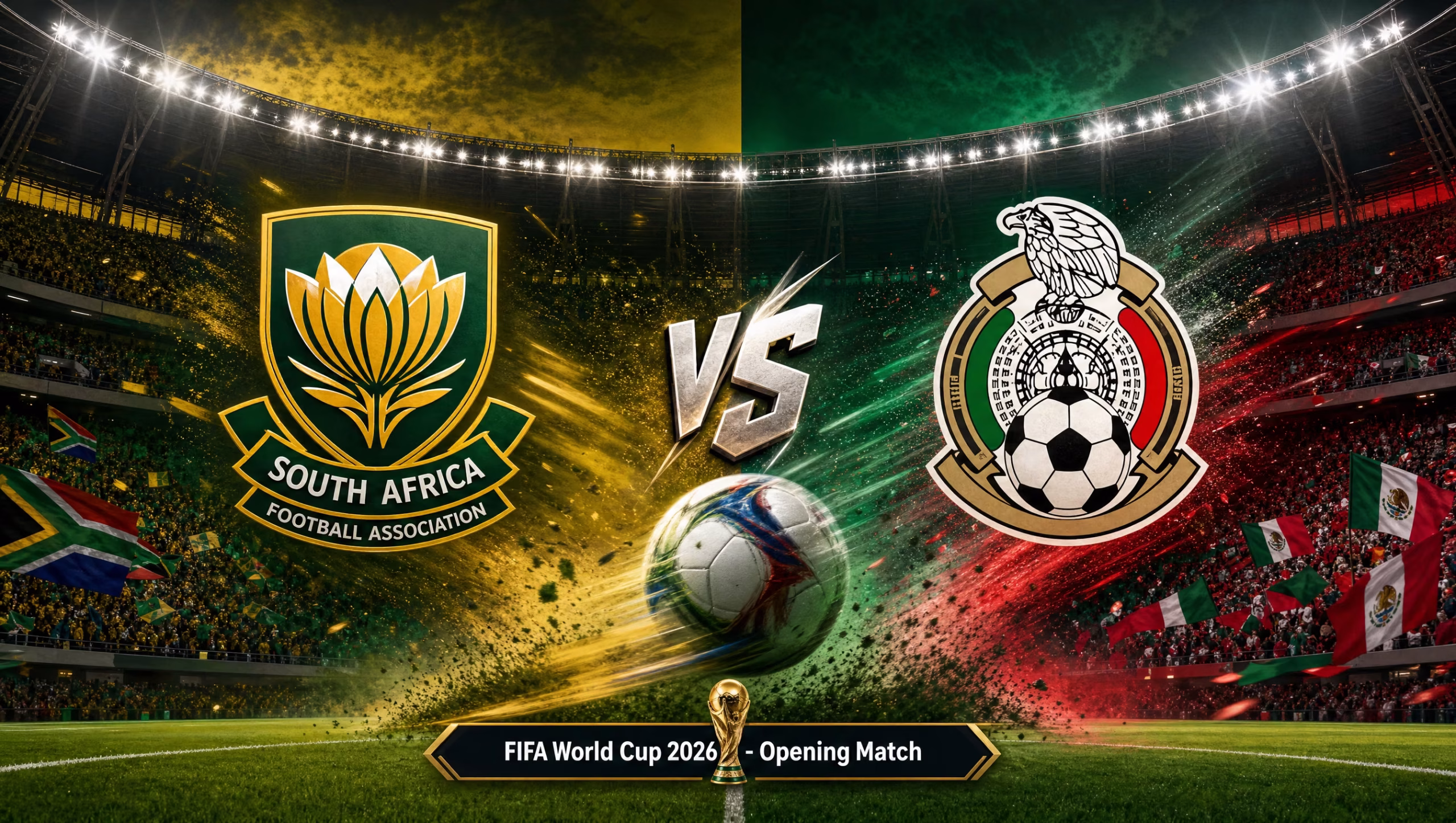 South Africa vs Mexico 2026 World Cup opening match at Estadio Azteca