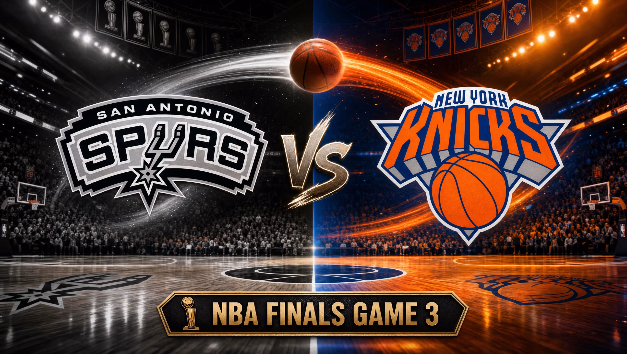 San Antonio Spurs vs New York Knicks NBA Finals Game 3