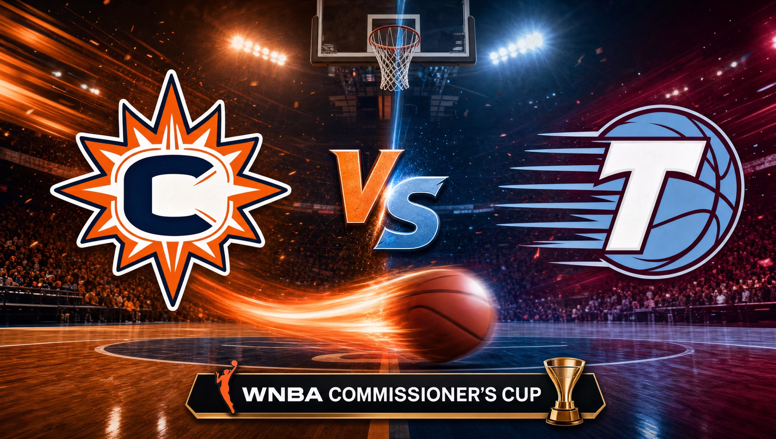 Connecticut Sun vs Toronto Tempo WNBA Commissioner's Cup matchup