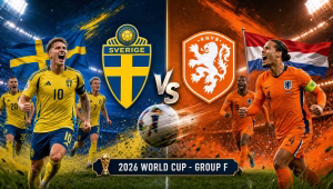 Sweden vs Netherlands 2026 World Cup Group F
